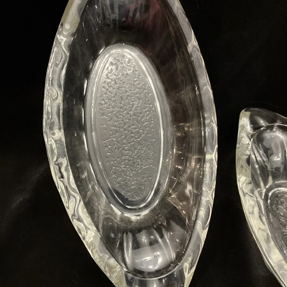 Unmarked clear glass